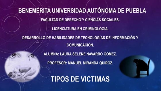 Tipos de victimas