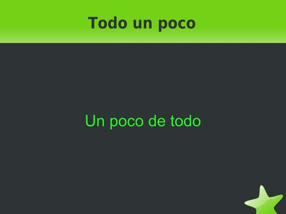Todo un poco 1