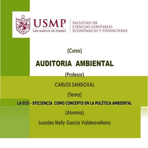 Trabajo auditoria ambiental l garcia