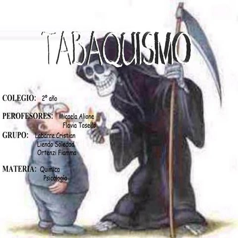 Trabajo tabaquismo