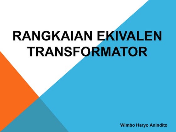 ekivalen trafo