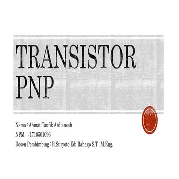 Transistor PNP