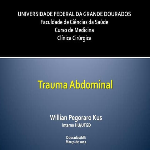 Trauma abdominal