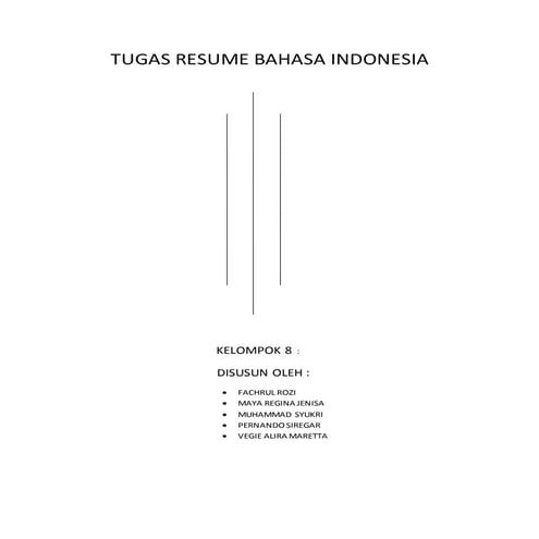 Tugas resume bahasa indonesia