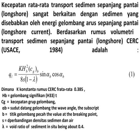 Tugas sedimen transport
