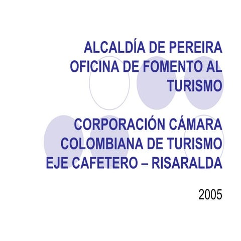 Turismo pereira 2005