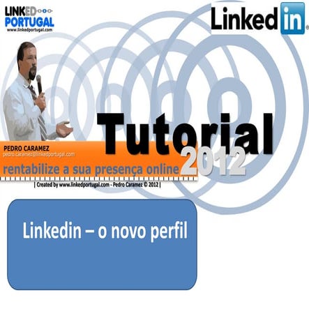 Tutorial Novo Perfil linkedin