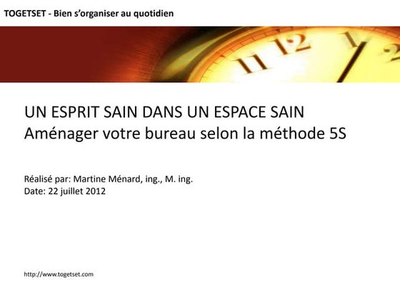 Un esprit sain dans un espace sain