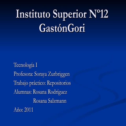 Repositorios  power point