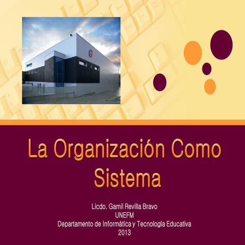 La Organización como Sistema