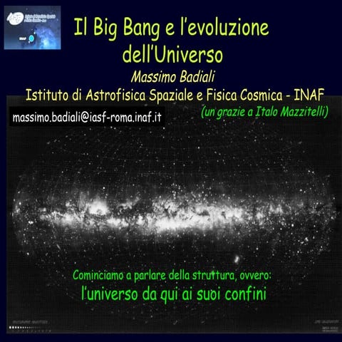 Stage astrofisica 2010- 10. L'Universo - M.Badiali