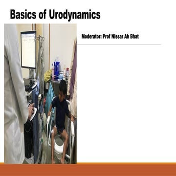 Urodynamics in Posterior urethral valve. Evaluating the bladder dynamics in c...