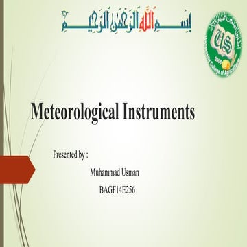 meteorological instruments