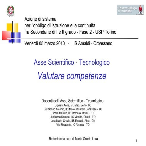 Valutazione delle competenze (2)