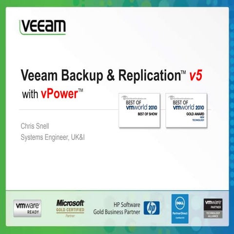 Veeam backup and replication