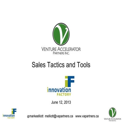 B2B Sales Tactics and Tools