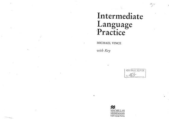 Vince, michael   intermediate language practice