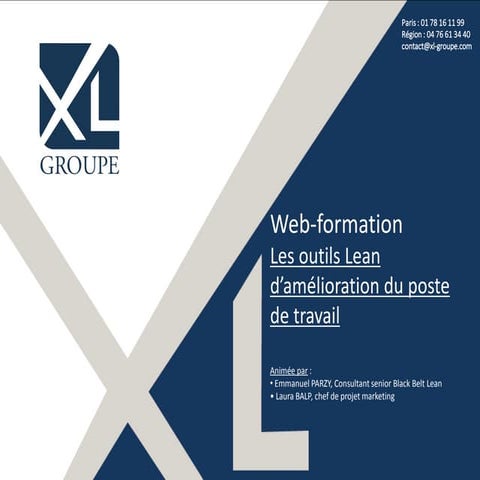 Web-formation | Les outils Lean d'amélioration du poste de travail