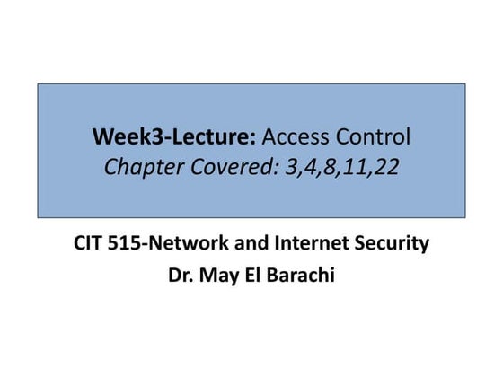 Week3 lecture