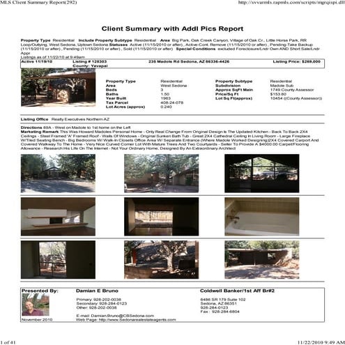 Weekly Sedona Real Estate Transaction Report