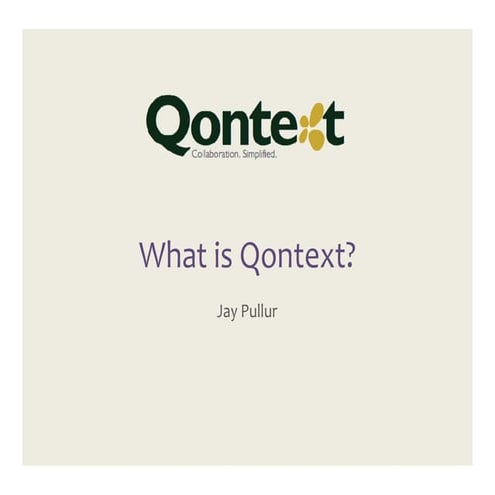 What Is Qontext?