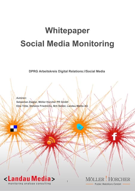 Whitepaper: Social Media Monitoring (Landau Media)