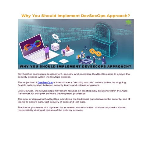 Why You Should Implement DevSecOps Approach?