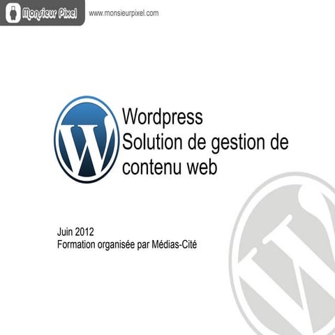 présentation wordpress