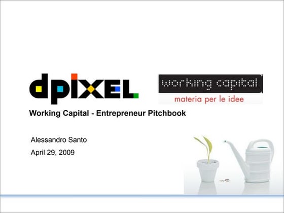 Working Capital Camp Catania - Entrepreneur Pitchbook