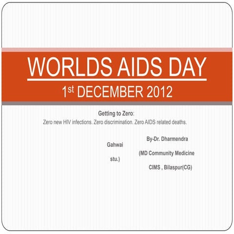 WORLD AIDS DAY 2012