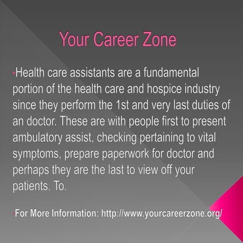 Your career zone