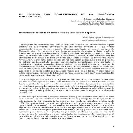 Zabalza formacion por competencias