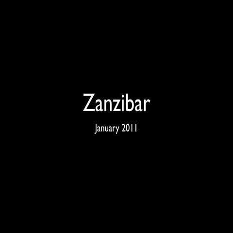 Zanzibar 2011