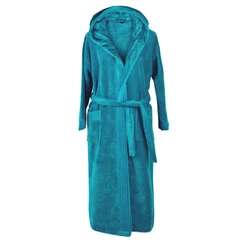 ХАЛАТ ЗА БАНЯ ПЮЪР XXL - ПЕТРОЛ 19-4535 ТРХ