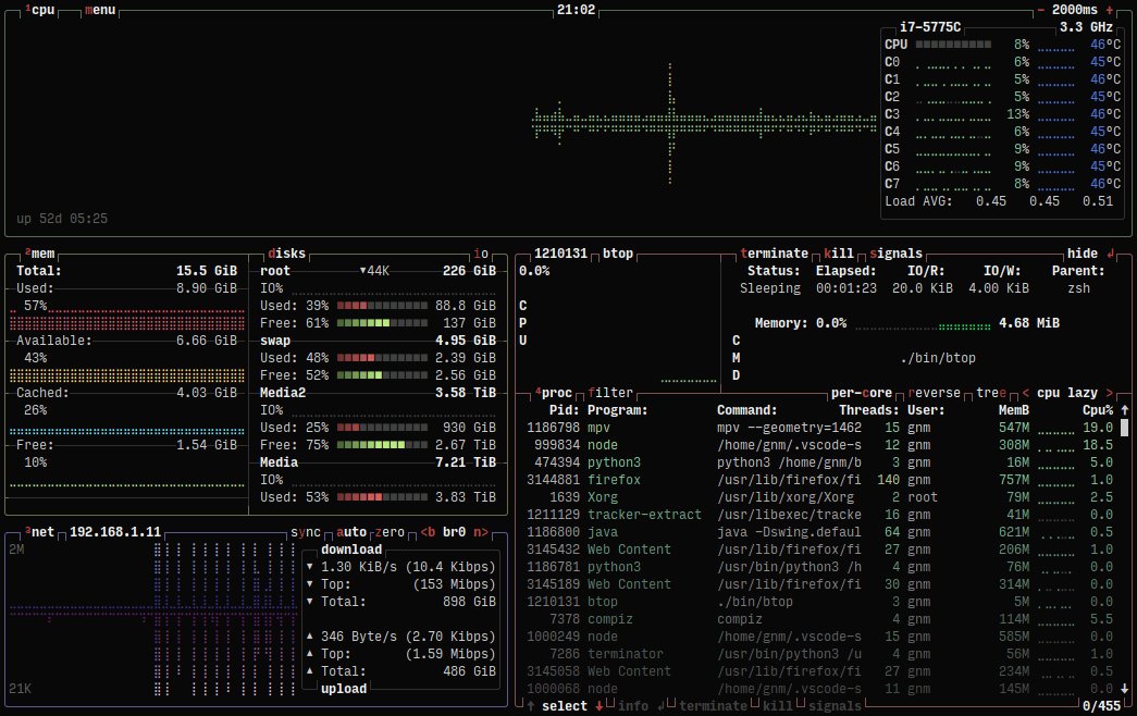 image preview of btop