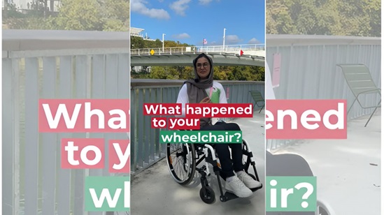 Zahra Nemati on why using an efficient wheelchair is vital & how cities can be made more accessible