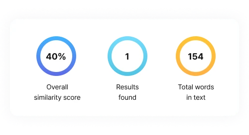 Example of Plagiarism Checker result