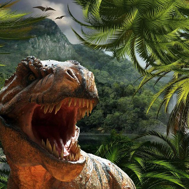 Dinosaures du Crétacé. © AzDude - Domaine public