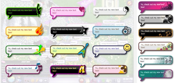 speech bubbles