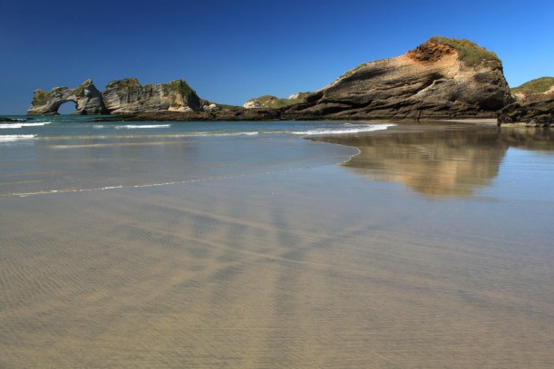 Wharariki Beach