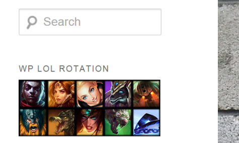 WP LOL Rotation Widget for WordPress.