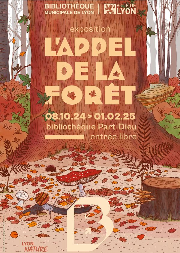 Affiche expo l'Appel de la forêt Affiche expo l'Appel de la forêt