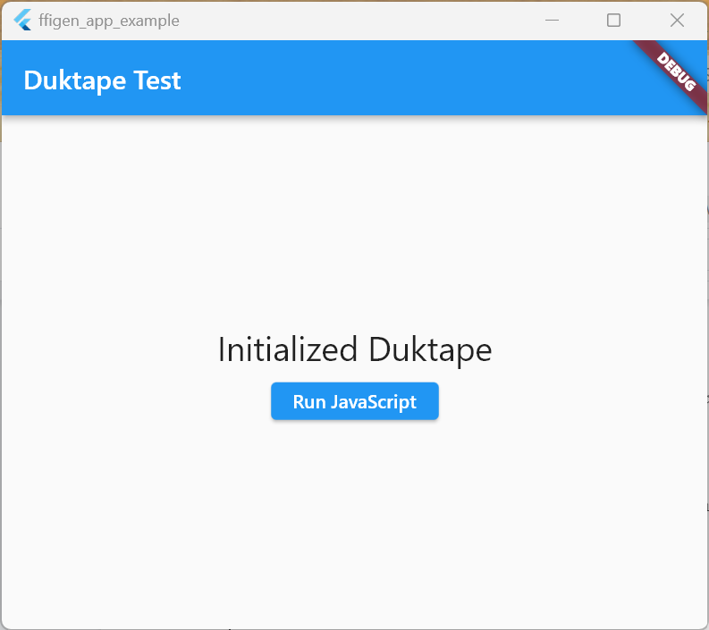 Windows ऐप्लिकेशन में Duktape को शुरू किया जा रहा है
