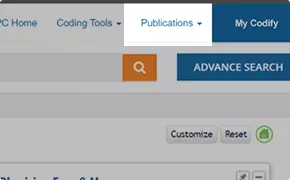 codify top-menu access