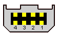 8 pin BBK X7M proprietary connector view and layout