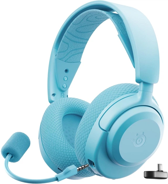 Słuchawki SteelSeries Arctis Nova 3P Wireless MultiPlatform Aqua (SS61688) - Zdjęcie 1 Słuchawki SteelSeries Arctis Nova 3P Wireless MultiPlatform Aqua (SS61688) - obraz 1