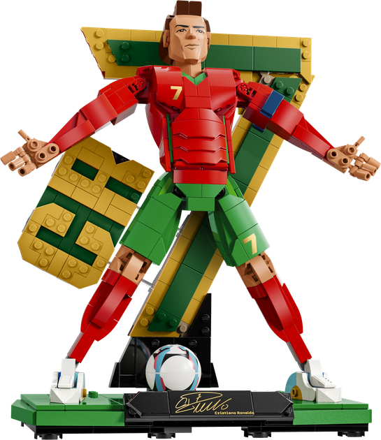 Zestaw klocków LEGO Editions Football Cristiano Ronaldo — piłkarska legenda 854 elementy (43016) - Zdjęcie 2 Zestaw klocków LEGO Editions Football Cristiano Ronaldo — piłkarska legenda 854 elementy (43016) - obraz 2
