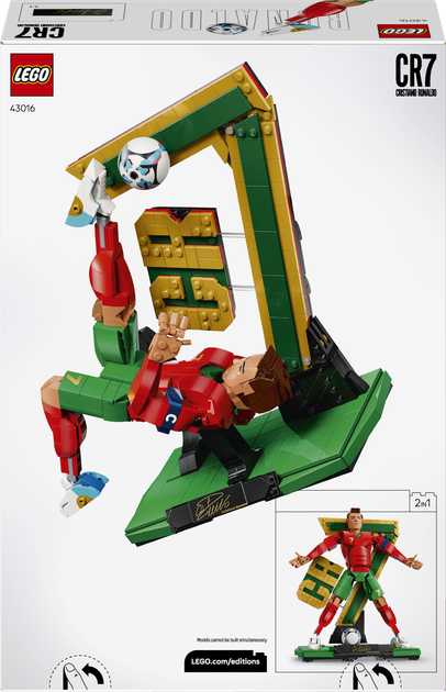 Zestaw klocków LEGO Editions Football Cristiano Ronaldo — piłkarska legenda 854 elementy (43016) - Zdjęcie 9 Zestaw klocków LEGO Editions Football Cristiano Ronaldo — piłkarska legenda 854 elementy (43016) - obraz 9