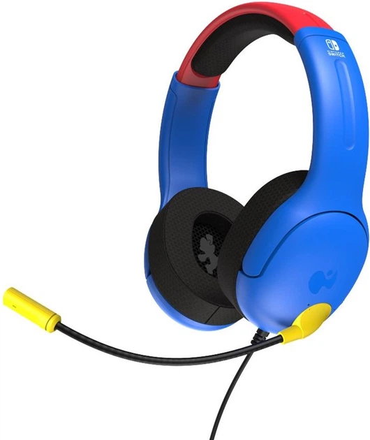 Słuchawki PDP Airlite Wired Gaming Stereo Headset Nintendo Switch Mario Dash (0708056069742) - Zdjęcie 1 Słuchawki PDP Airlite Wired Gaming Stereo Headset Nintendo Switch Mario Dash (0708056069742) - obraz 1