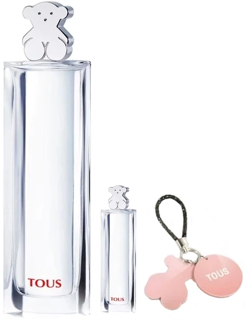 Zestaw damski Tous Tous Woda toaletowa 90 ml + Miniaturka Woda toaletowa 4.5 ml + Brelok (8436603334402) - Zdjęcie 2 Zestaw damski Tous Tous Woda toaletowa 90 ml + Miniaturka Woda toaletowa 4.5 ml + Brelok (8436603334402) - obraz 2